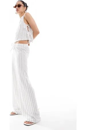 ASOS – Hose mit Streifen, weitem Schnitt und niedrigem Bund, Kombiteil