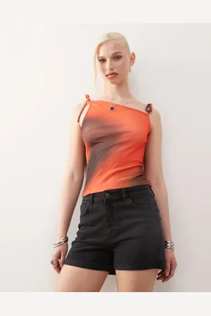 Noisy May – Moni – Jeansshorts in mit hohem Bund