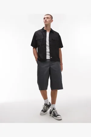 Dickies – Elegante Shorts in Anthrazit, 15 Zoll Schrittlänge