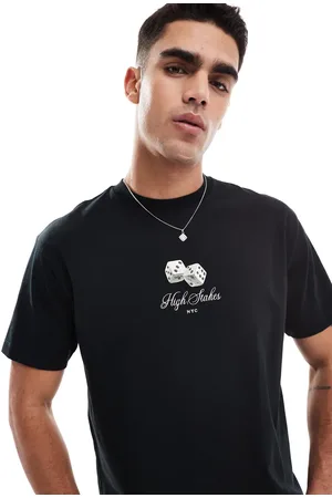 Cotton On Cotton On – Lockeres T-Shirt in mit künstlerischer Würfelgrafik