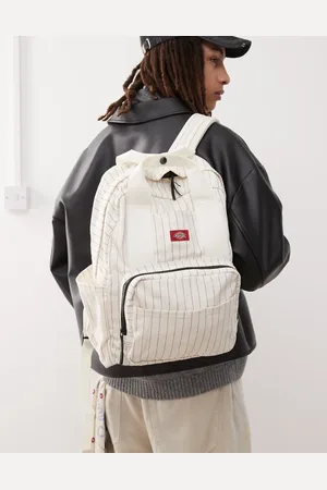 Dickies – Lisbon – Rucksack in Wollweiß mit Streifen