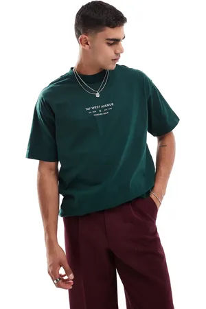 Cotton On Cotton On – Kastiges T-Shirt in mit „West Avenue“-Print