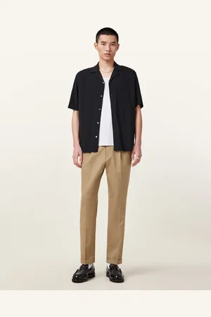 AllSaints – Tallis – Hose in Getreidebraun