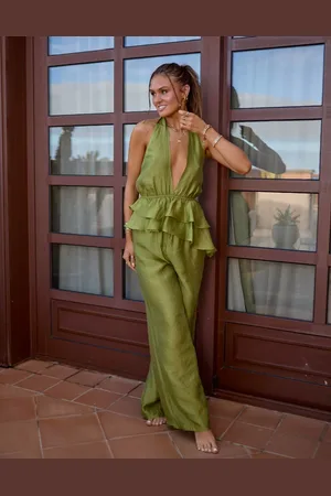 South Beach X Misha Grimes – Loose-Fit-Strandhose in , Kombiteil