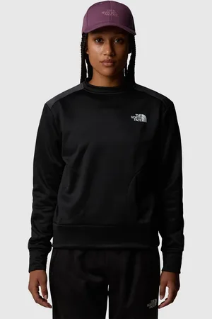 The North Face – Reaxion – Fleece-Sweatshirt in und Grau mit Rundhalsausschnitt