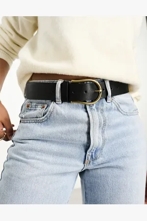 ASOS – Taillen- und Hüftjeansgürtel in mit halbmondförmiger Schnalle