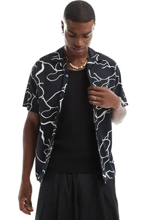JACK & JONES Premium – Gemustertes Hemd in mit Reverskragen