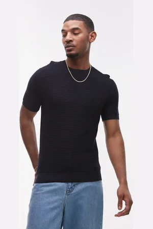 MANGO – T-Shirt aus Rippstrick in