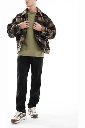 JACK & JONES – Locker geschnittene Leinenhose in
