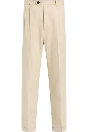 AllSaints – Tallis – Hose in stumpfem Antik-Braun
