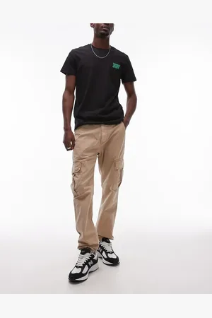 Tommy Hilfiger – Ryan – Cargohose in Beige mit geradem Schnitt