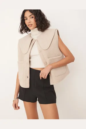 ASOS – Elegante Shorts in mit hohem Bund und Ziernaht, Kombiteil