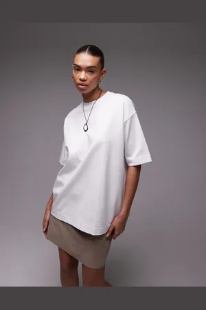 ARKET – Lang geschnittenes, kurzärmliges T-Shirt in , mit ineinandergreifendem Design