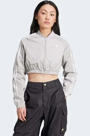 adidas – Adicolor Teamgeist – Cropped Trainingsshirt in Zwei