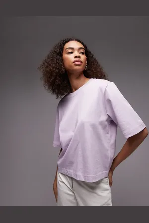 ARKET – Kastiges T-Shirt in Flieder