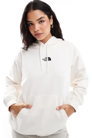 The North Face – Essential – Übergroßer Kapuzenpullover in gebrochenem mit Logo