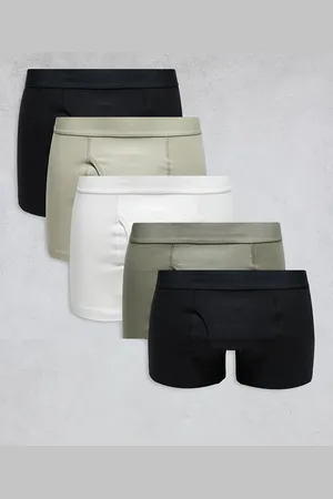 Weekday – 5er-Pack Boxershorts in , Marineblau, Khaki und Weiß