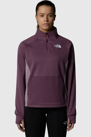 The North Face – Mountain Athletics – Sweatshirt aus Fleece in mit kurzem Reißverschluss