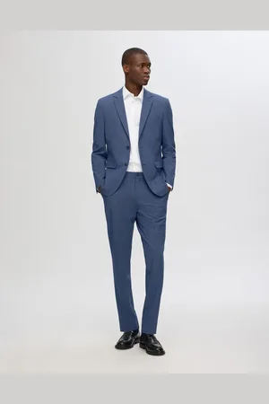 SELECTED – Anzughose in Dunkelblau