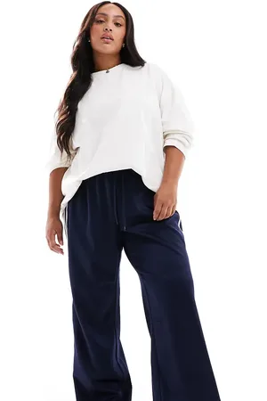 Pieces® Pieces Curve – Hose in mit weitem Bein und seitlichem Streifen