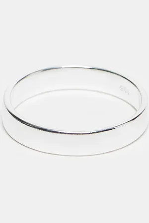ASOS – Flacher Ring aus Sterlingsilber