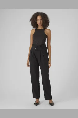 VERO MODA – Hose in mit Paperback-Bund