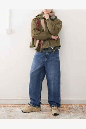 Reclaimed – Weite Dad-Jeans in verwaschenem