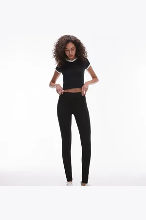 Topshop – Schwere Leggings in mit langem Schnitt