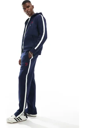 Ralph Lauren – Run Club P-Wing – Pikee-Trainingshose in mit Logo-Streifenband, Kombiteil
