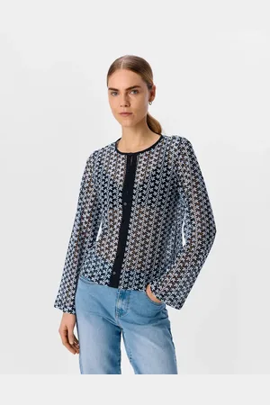Object – Strickjacke in Kornblumenblau