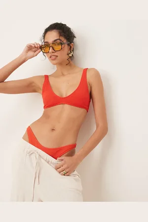 MANGO – Strukturiertes Bikinioberteil in