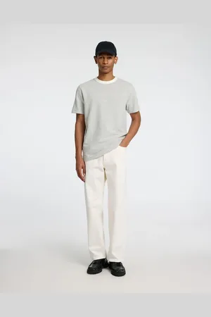 SELECTED – Jeans in Reiherweiß mit lockerem Schnitt