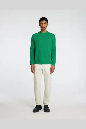 SELECTED – Schmal zulaufende Jeans in Reiherweiß mit normalem Schnitt