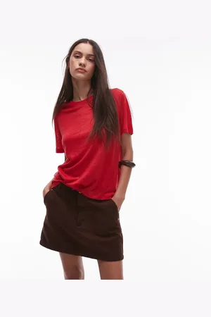 MANGO – Leinen-T-Shirt in