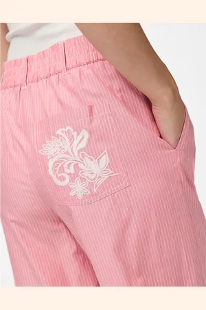 Pieces® – Weit geschnittene Hose in Limonadenrosa