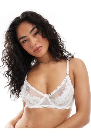 Cotton On Cotton On – Holly – Bügel-BH aus Spitze in Creme mit Oberlage