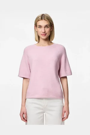 Pieces® – Strickoberteil in Morgenrosa