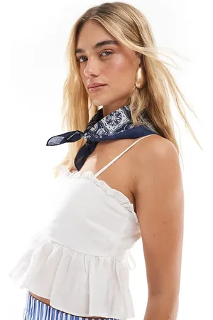 The Frolic – Exklusives Babydoll-Camisole in mit Rüschenbesatz und gebundener Rückseite