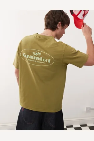 Gramicci – T-Shirt in mit „Climbing Equipment“-Grafikprint