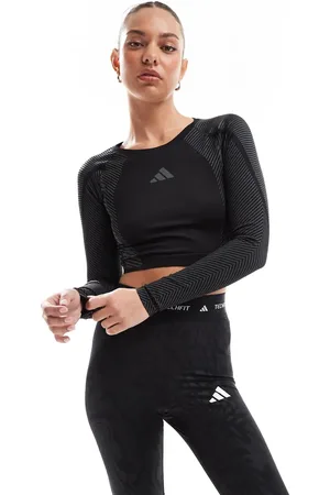 adidas Adidas Training – Nahtloses, langärmliges Oberteil in