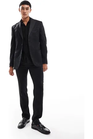 Twisted Tailor – Anzughose in mit Blumenmuster, Kombiteil