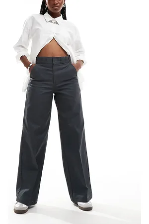Dickies – Grove Hill – Hose in Dunkelgrau mit weitem Schnitt, exklusiv bei ASOS