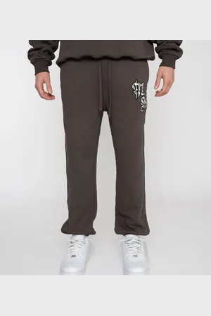 Multiply Apparel – Jogginghose in türkischem Kaffee mit Paisley-Logo