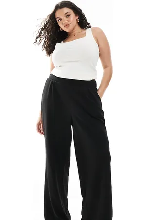 VERO MODA – Hose aus Jersey-Crepe in mit weitem Bein