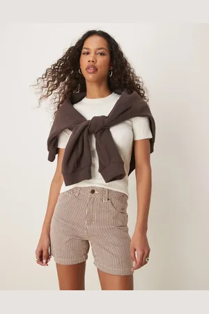 Dickies – Carpenter-Shorts in Cappucino- mit Hickory-Streifen