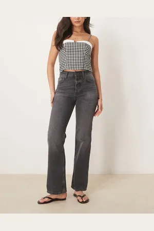 Free People – Holly – Bootcut-Jeans in verwaschenem