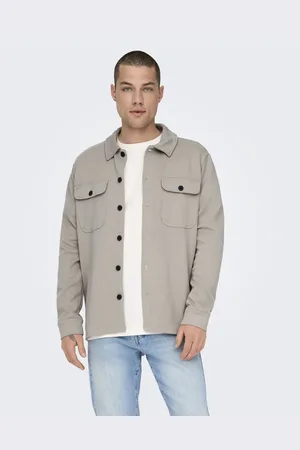 Only & Sons – Hemd in Vintage-Khaki