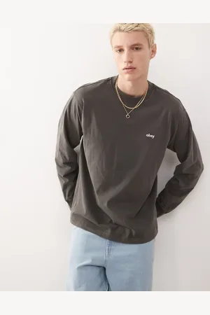 Obey – Langärmliges Shirt in digitalem Pigment- mit Logo