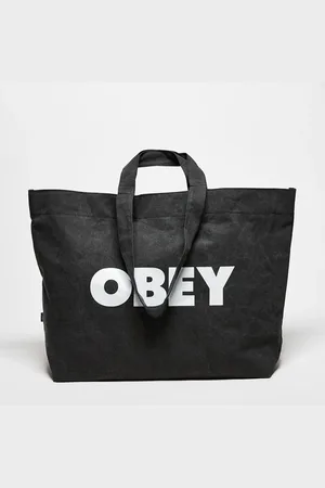 Obey – Pigmentgefärbte Tragetasche in mit Grafiklogo