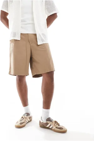 JACK & JONES – Bill – Weit geschnittene Chino-Shorts in Hellbraun